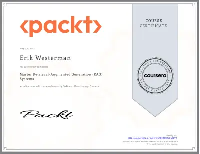 Master Retrieval-Augmented Generation Systems Certificate